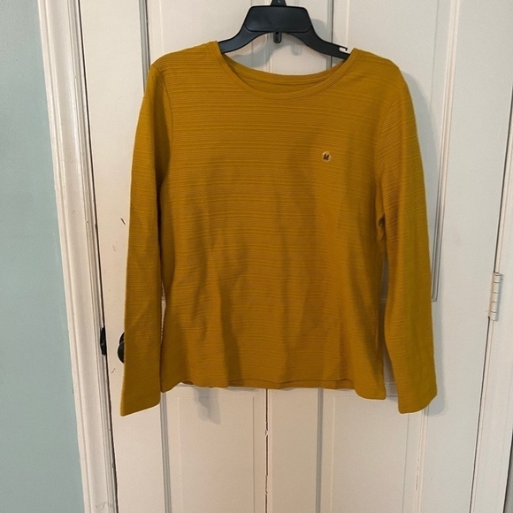 Basic Editions Yellow Top - Picture 1 of 3